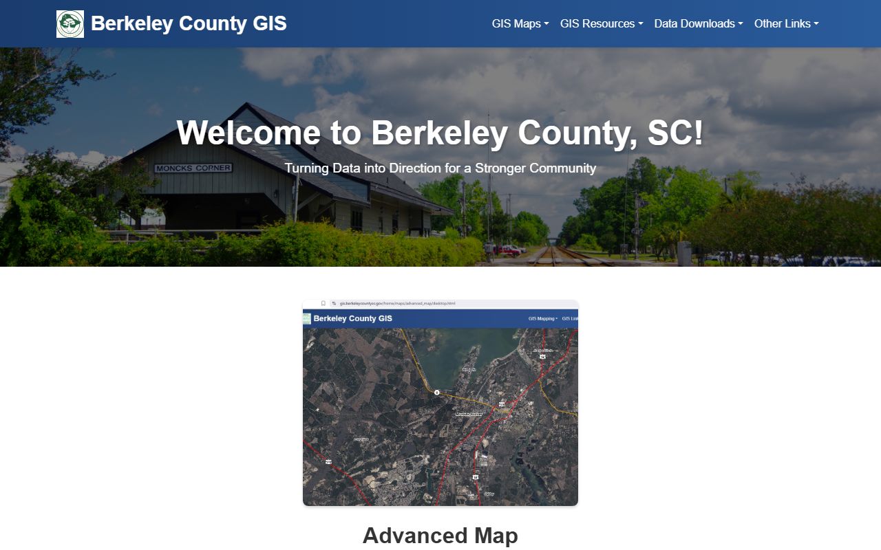 Berkeley County advanced GIS mapping system for property tax records