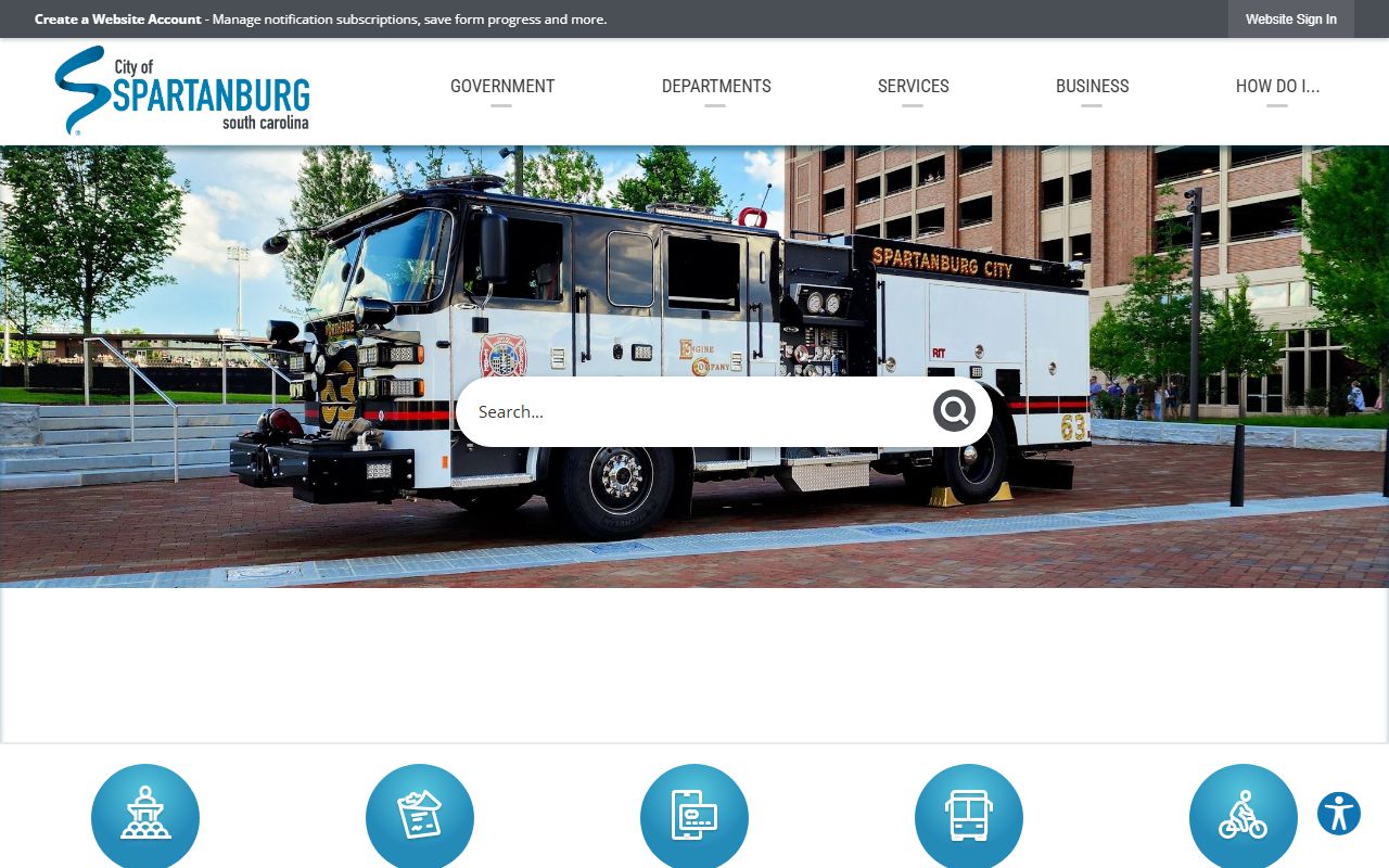 Spartanburg city property tax resources and information