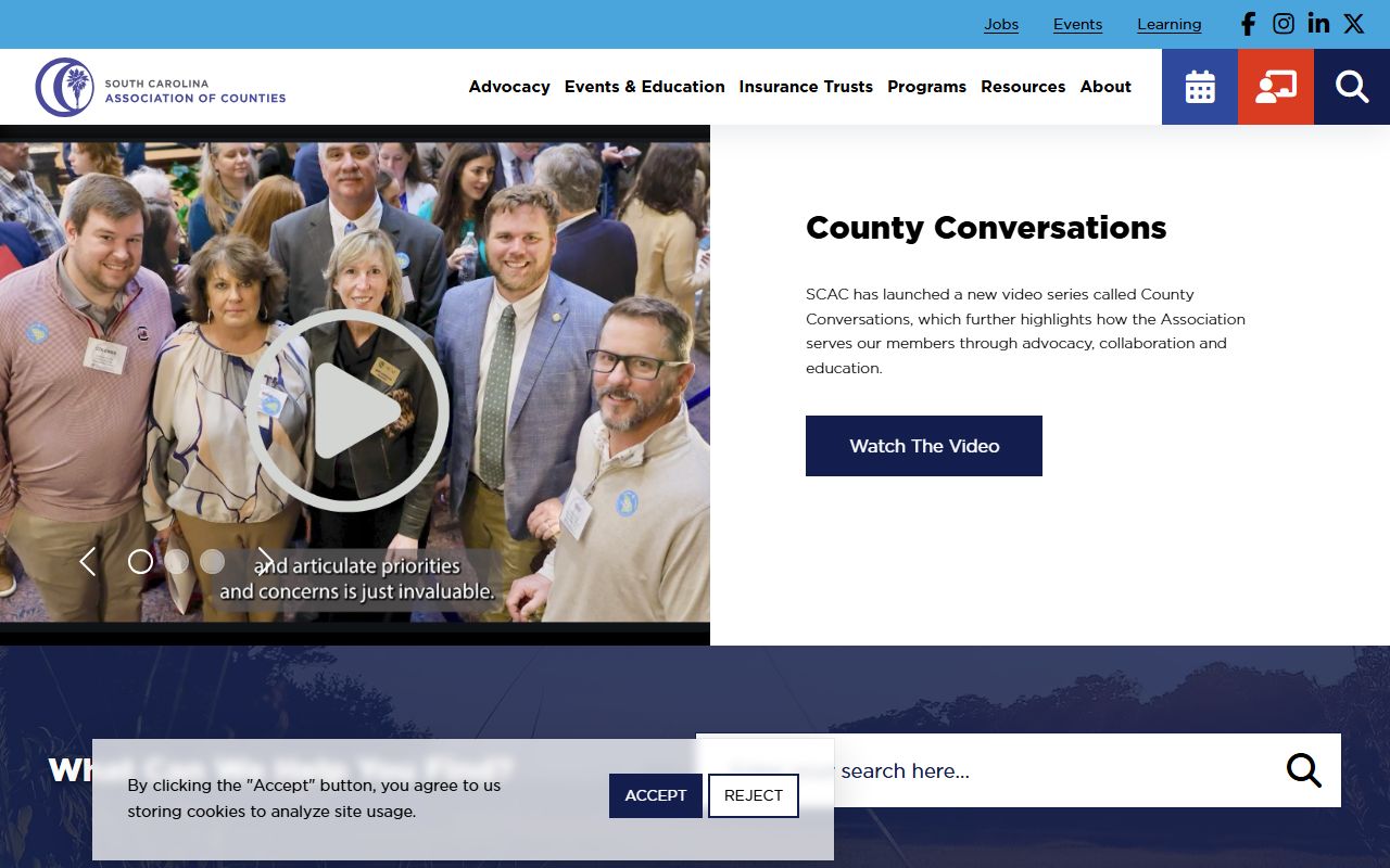 SC Association of Counties property tax resources